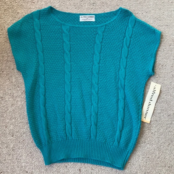 Alfred Dunner Tops - 3/$25 💜NWT Alfred Dunner cotton cable top, size M